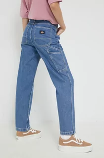 Spodnie damskie - Dickies jeansy damskie high waist - grafika 1