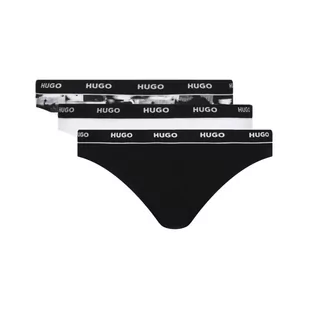 Hugo Bodywear Stringi 3-pack DESIGN - Majtki damskie - miniaturka - grafika 1