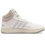 Sneakersy damskie - Buty Sportowe Sneakersy Wygodne Sznurowane Wysokie Modne Stylowe Damskie Adidas Hoops 3.0 MID GZ4560 39 1/3 - miniaturka - grafika 1