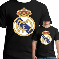 Koszulki męskie - Koszulka Real Madryt Prezent S 0227 Czarna - miniaturka - grafika 1