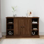 Szafki do salonu - Szafka, brązowy dąb, 100x35,5x60 cm, materiał drewnopochodny Lumarko! - miniaturka - grafika 1