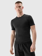 Koszulki sportowe męskie - 4F Koszulka sportowa w kolorze czarnym - miniaturka - grafika 1