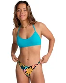 Koszulki i topy damskie - Billabong Dwuczęściowy top SOL SEARCHER LACE UP TRILET Young Womens Blue S - miniaturka - grafika 1