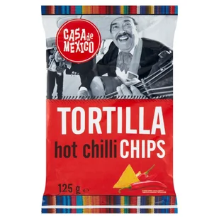 Czipsy tortilla o smaku chili 125g - Casa de Mexico - Zdrowa żywność - miniaturka - grafika 1