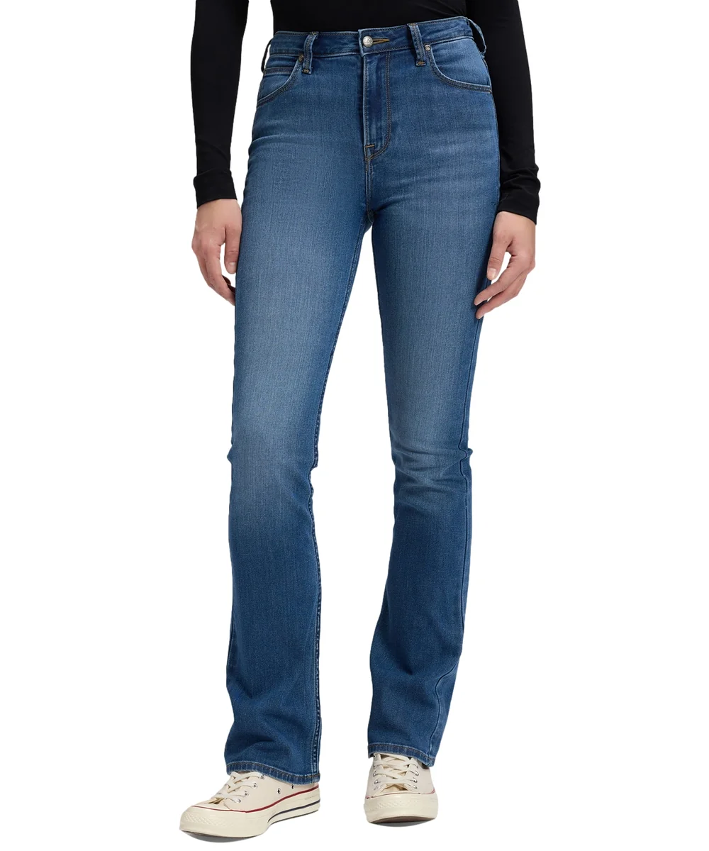 Jeansy Lee Breese Bootcut 112385771 Mid Worn In W 27 / L 29