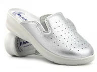 Klapki i japonki damskie - Klapki damskie sanitarne Inblu 50-34, srebrne - miniaturka - grafika 1