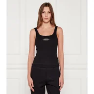 Koszulki i topy damskie - Guess Jeans Top Slim Fit - miniaturka - grafika 1