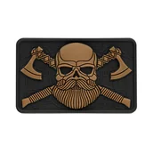 Odzież taktyczna i umundurowanie - M-Tac - Naszywka - Bearded Skull - 3D PVC  - 51113205 - miniaturka - grafika 1