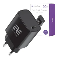 Ładowarki do telefonów - Nowa ładowarka sieciowa GaN 20W USB-C QC PD Encore Energy MD-20C4329 - miniaturka - grafika 1