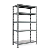 Szafy i regały magazynowe - Regał półkowy 1800x1600x600 mm, 5 półek, nośność półek 200 kg, podstawowy - miniaturka - grafika 1