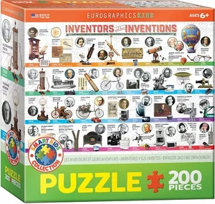 Eurographics Puzzle 100 Smartkids Inventors 6200-0724 - - Puzzle - miniaturka - grafika 1