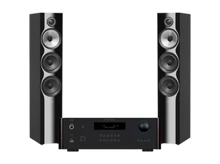 Rotel RA-1572 MK II (czarny) + 704 S2 (czarny) - Zestawy stereo - miniaturka - grafika 1