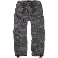 Spodnie męskie - Brandit Spodnie dresowe Pure Vintage Trousers Czarny, kolor: wielokolorowa, rozmiar: small 1003-4 - miniaturka - grafika 1