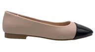Baleriny - Buty damskie baleriny różowe  eleganckie ANNNA FIELD rozmiar 39 - miniaturka - grafika 1