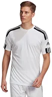Koszulki męskie - adidas adidas Męska koszulka Squad 21 JSY Ss biały/czarny S GN5723 - miniaturka - grafika 1