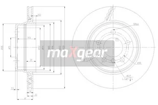 MAXGEAR Tarcza hamulcowa 19-1949 - Tarcze hamulcowe - miniaturka - grafika 1