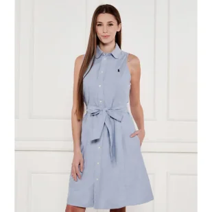 POLO RALPH LAUREN Sukienka z paskiem BLAR - Sukienki - miniaturka - grafika 1