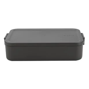 Brabantia 203480 - pojemnik na lunch make   take - bento - dark grey kod: 20 34 80 - Lunch boxy - miniaturka - grafika 1