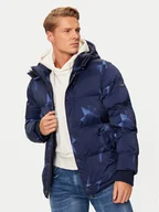 Kurtki męskie - Guess Kurtka zimowa M4BL21 WGJ42 Niebieski Regular Fit - miniaturka - grafika 1