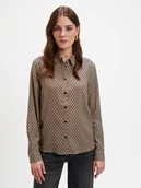Koszule damskie - Elegancka wzorzysta koszula - miniaturka - grafika 1