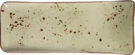 Talerze - Fine Dine TALERZ SERWINGOWY OLIVE 21,5 x 18 cm PORCELANA EARTH COLOURS - miniaturka - grafika 1