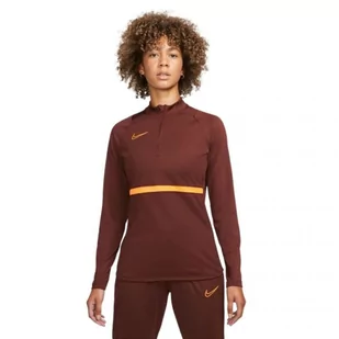 Bluza Nike Dri-FIT Academy 21 Drill Top W CV2653 (kolor Brązowy, rozmiar L) - Bluzy damskie - miniaturka - grafika 1