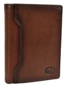 Portfele - Portfel Męski Skórzany EL FORREST Duży Pionowy Bez Zapięcia Dwa Skrzydełka 859 29 RFID BRĄZOWY 13 x 10 x 2.5 [cm] - miniaturka - grafika 1
