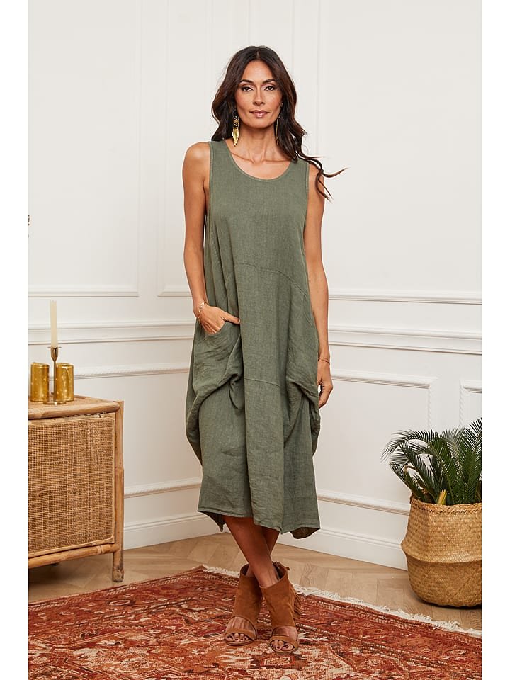 La Compagnie Du Lin Lniana sukienka 