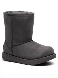 Kozaki damskie - UGG Buty Kids' Classic Short II Wp 1019646K Szary - grafika 1