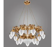 Lampy sufitowe - Kemar OW150 - Żyrandol OURO EAGLE 15xE27/60W/230V + 6xE27/100W/230V - miniaturka - grafika 1