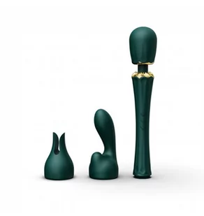Zalo Zalo Kyro Wand Vibrator Turquoise Green - Wibratory i masażery - miniaturka - grafika 1