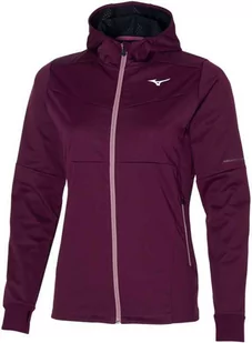 MIZUNO Ocieplana kurtka softshell do biegania BT JACKET W - Kurtki i kamizelki sportowe damskie - miniaturka - grafika 1