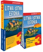 Przewodniki - Litwa, Łotwa, Estonia 3w1: przewodnik + atlas + mapa - miniaturka - grafika 1