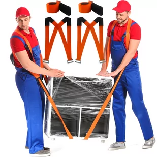 Pasy do przenoszenia mebli, szelki transferowe, 2 szt. - Pasy transportowe - miniaturka - grafika 1