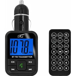LTC Lexton Transmiter FM TR100 Bluetooth Ładowarka 1A MTRATR100 - Transmitery FM - miniaturka - grafika 1