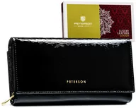 Portfele - Portfel damski skórzany PTN 42100-SH-9800 Red - miniaturka - grafika 1