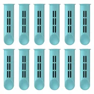 Wkłady filtrujące - Zestaw 12 wkładów filtrów do butelki filtrującej DAFI SOFT i SOLID Turkus - miniaturka - grafika 1