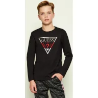 Koszulki dla chłopców - Guess Longsleeve Regular Fit - miniaturka - grafika 1