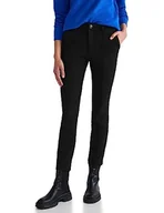 Spodnie damskie - Street One Damskie spodnie chinosy, czarny, 42W / 30L - miniaturka - grafika 1