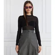 Bluzki damskie - Patrizia Pepe Bluzka | Slim Fit - miniaturka - grafika 1