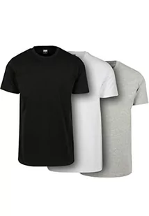 Urban Classics Męski T-shirt (opakowanie 3 szt.), wielokolorowy (Black/White/Grey 01563), 3XL - Koszulki męskie - miniaturka - grafika 1