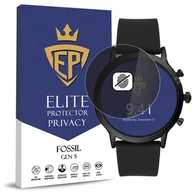 Akcesoria do smartwatchy - FOLIA 5D PRYWATYZUJĄCA SZKŁO ANTI-SPY DO FOSSIL GEN 5 CAŁY EKRAN - miniaturka - grafika 1