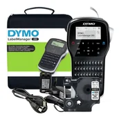 Drukarki kart i etykiet - Drukarka etykiet DYMO LabelManager LM 280 180DPI do 12mm / PC / USB / z taśma D1 45013 i walizka w zestawie - miniaturka - grafika 1