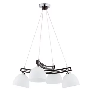 Alfa Sosnowscy Lampa sufitowa do salonu DELFI 4xE27 wys. 80cm czarny 62142 - Lampy sufitowe - miniaturka - grafika 1