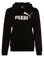 Bluzy damskie - Puma - Damska bluza z kapturem, czarny - miniaturka - grafika 1