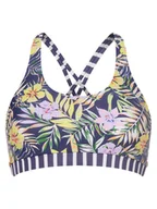 Stroje kąpielowe - Venice Beach - Damska góra od bikini  z wypełnieniem, niebieski|wielokolorowy - miniaturka - grafika 1