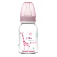 Kubki dla dzieci - CANPOL BABIES Butelka wąska 120ml Africa Różowa żyrafa 0m+ 59/100 - miniaturka - grafika 1