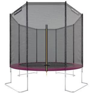 Ultrasport Jumper trampolina ogrodowa, zestaw kompletny zawierający matę do skakania, siatkę bezpieczeństwa, wyściełane słupki do siatki i osłonę krawędzi, różowy, 305 cm 331300000231_Pink_305 cm - Trampoliny - miniaturka - grafika 1