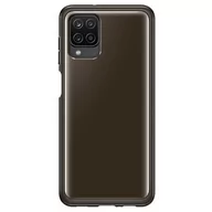 Etui i futerały do telefonów - Samsung Etui Soft Clear Cover do Galaxy A12 Czarny - miniaturka - grafika 1