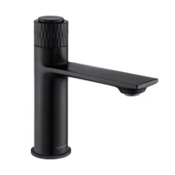 Baterie umywalkowe - Bateria umywalkowa czarna 17 cm Click On Valvex - miniaturka - grafika 1